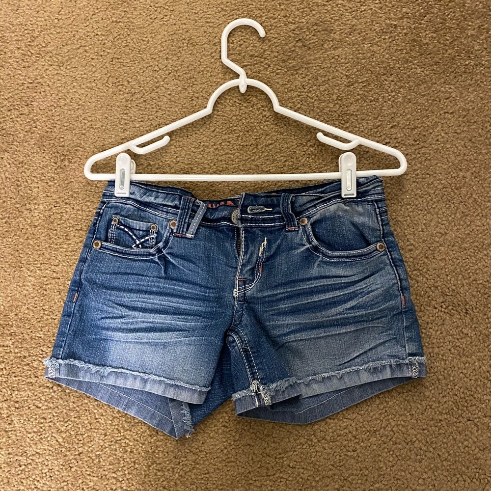 Hydraulic Denim Shorts